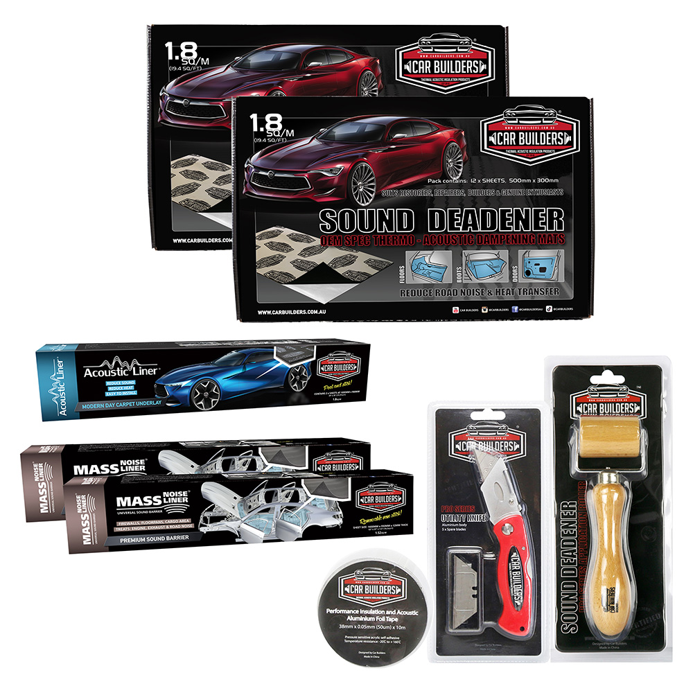 Car Builders Single Cab Sound Deadening Pack 3 - 4x4_SCP_3